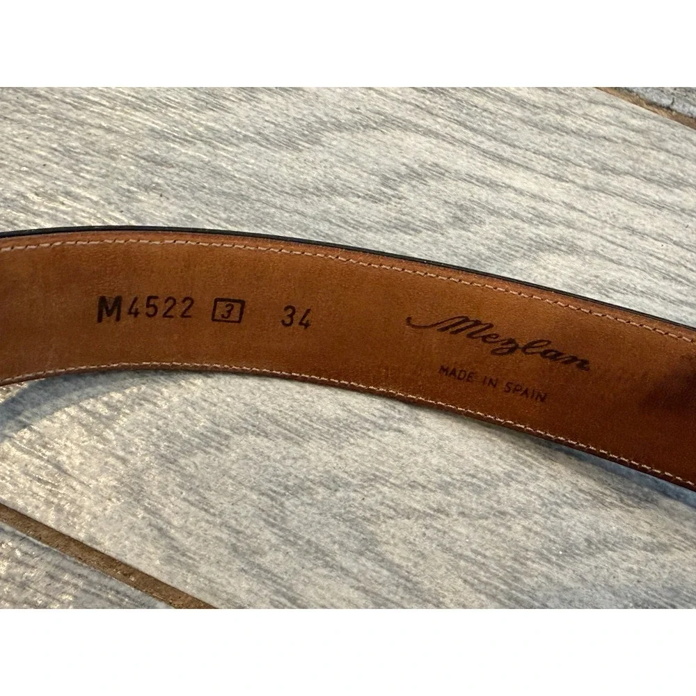 Mezlan leather belt